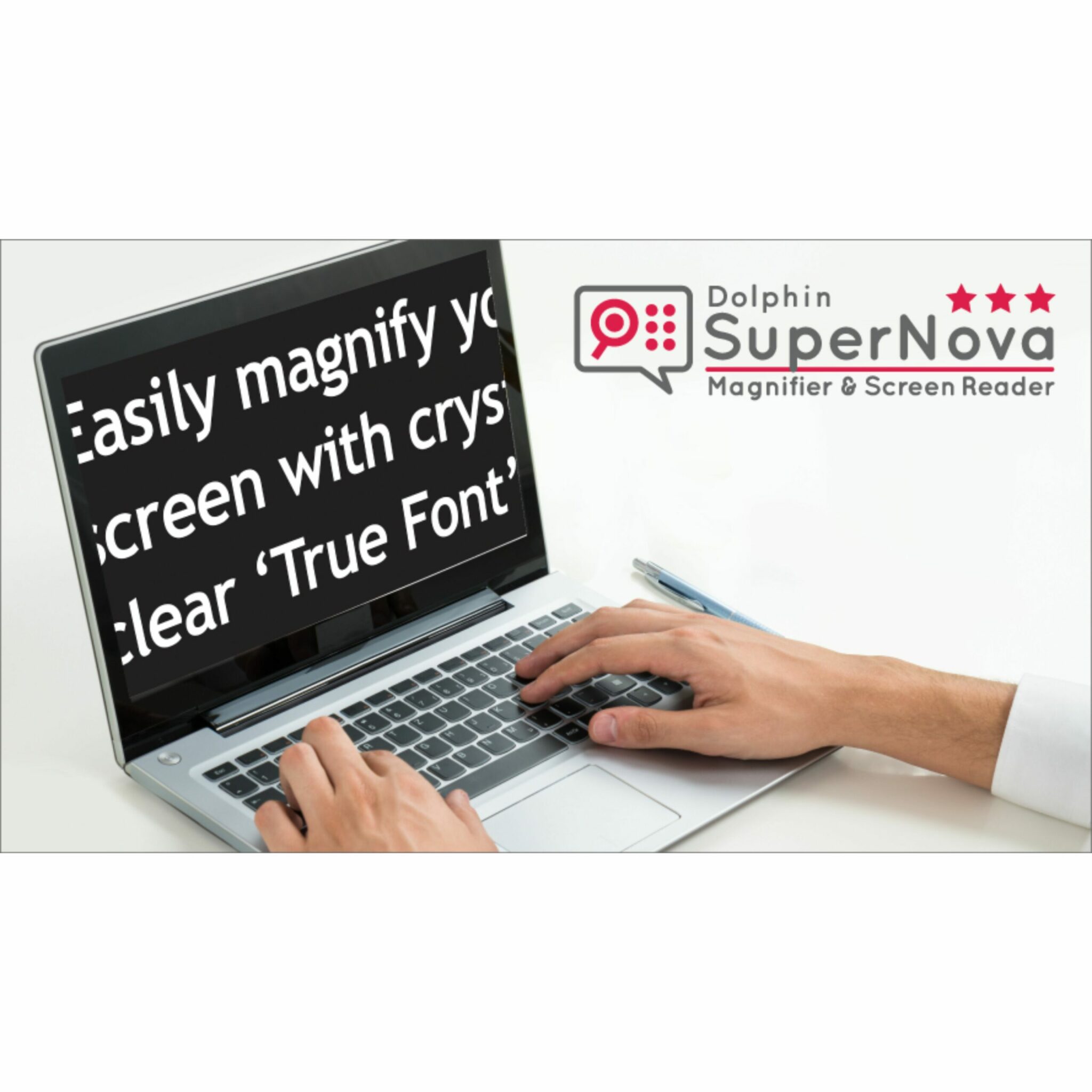 Программа экранного доступа и увеличения 2 в 1 supernova magnifier screen reader